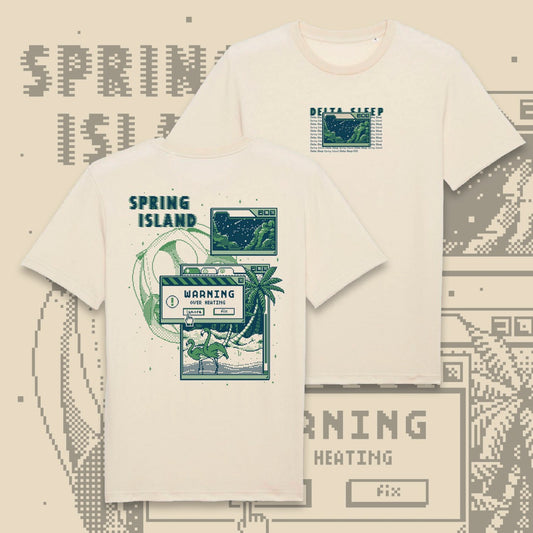 8-bit Spring Island T Shirt (Natural Raw)